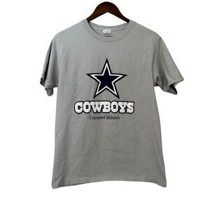 Men's Yazbek NFL Dallas Cowboys Gray Cozumel Mexico T-Shirt